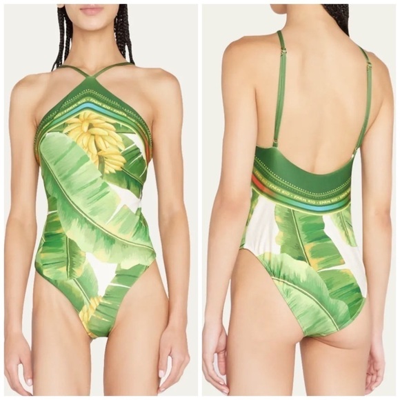 FARM RIO Fresh Forest One-Piece Swimsuit - Picture 2 of 12